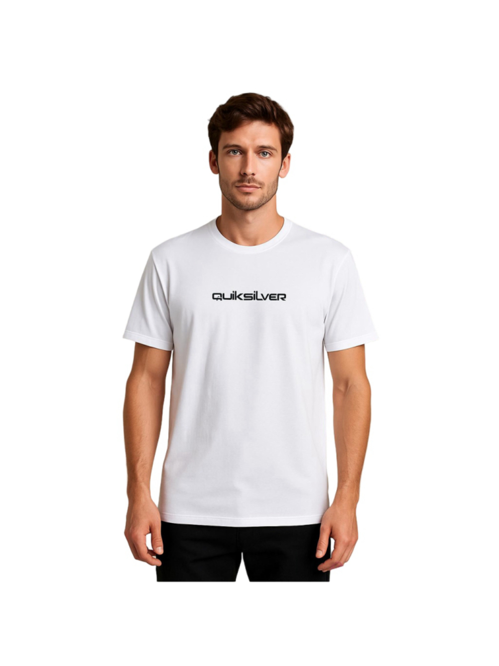 Quiksilver Mystic Sessions UV Tee Mens Large White Short Sleeve Surf Shirt UPF N